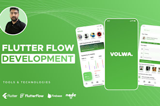 your flutterflow app builder for custom mobile app creation and clean UI UX