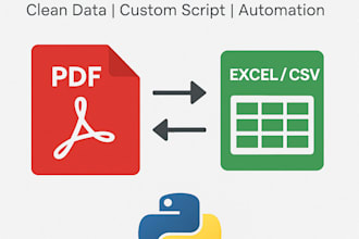 convert PDF files to CSV using python