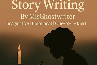 bring your story idea to life with heart, detail, and drama