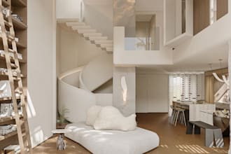 refurbish interior living room,game room,cgi rendering,villa elevation,landscape