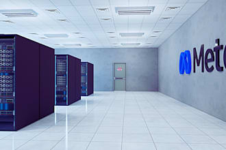 create realistic 3d cgi models of data centers, server labs and colocation rooms