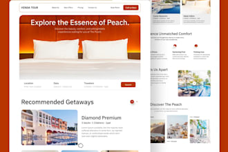 build hotel booking app, flight booking, tour planning app, vacation rental app