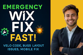 fix wix website issues velo code errors design bugs mobile layout problems