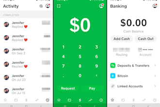 do crypto wallet app, fintech app, trading app, money transfer app, blockchain