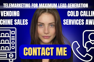 do telemarketing cold calling vending machines outbound calls