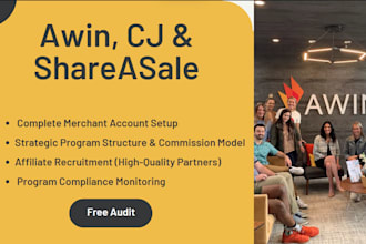 professionally manage your awin, shareasale, or cj affiliate program