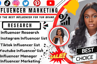 in depth influencer research, marketing consultation for instagram, tiktok