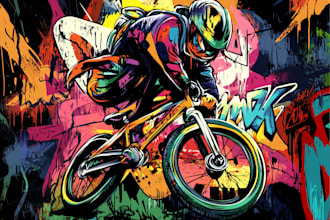 design wall art, decal, mural, graffiti for your business