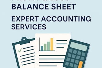 prepare bookkeeping and financial report service