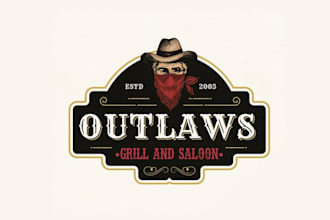 design existing pictorial vintage dive bar logo