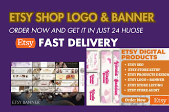 design etsy shop banner etsy shop logo