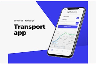 develop web and mobile apps for delivery app, transportation app, logistics apps
