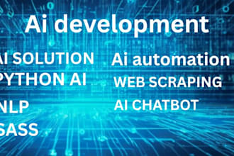 develop custom python ai solutions for data automation and intelligent, sass