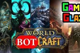 setup mmorpg gaming bot for auto farming, auto riding, game automation