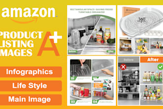 design amazon product listing images, amazon infographics images