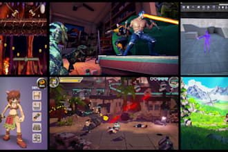 develop a rapid prototype or unity 2d, unity 3d game for pc and mobile