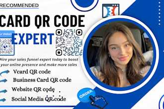 design a business card qr code,stickers,banners with custom qr codes,business