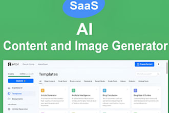 create a generative ai saas project using llm, rag, gpt, llama3, langchain