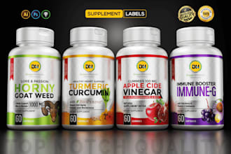 design supplement label for diet, cbd, hemp oil, products, vitamin label protein