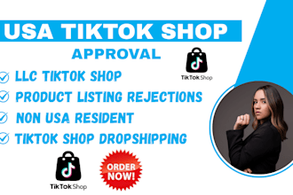 create USA tiktok shop setup tiktok shop for non USA resident
