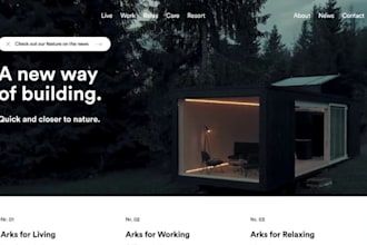 do interior design wordpress website, architecture website, home decor website