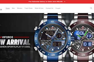 design wristwatch shopify smartwatch store necklace bracelet jewelry website