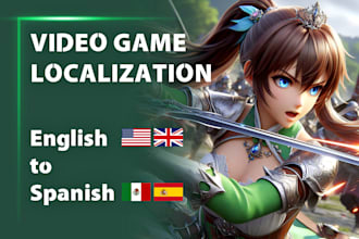 translate and localize your big game from english to spanish