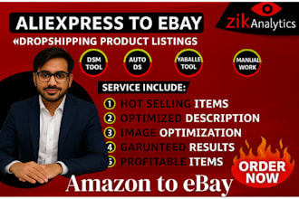 do amazon, aliexpress to ebay dropshipping top listing