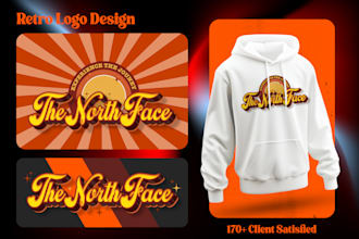 do unique retro lettering logo vintage typography and custom handcrafted design
