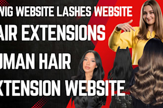 hair extension website hair extension shopify store