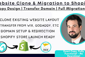 copy clone website domain transfer website migration godaddy wix to wordpress