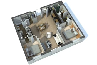 reconstruct 2d,3d floor plan design, landscape design,3d model for masterplans