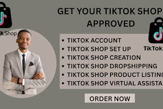 tiktok shop setup, tiktok shopify dropshipping listing, manage tiktok shop