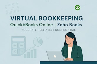 be your virtual quickbooks online or zoho books accountant