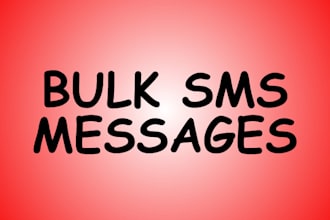 send bulk sms messages