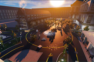build custom roblox game, scripting, ui, full game development