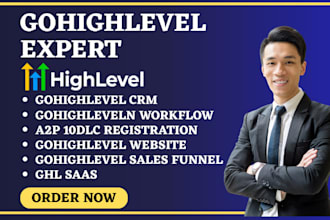 do gohighlevel crm workflow a2p 10dlc registration website sales funnel ghl saas