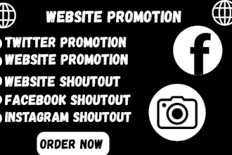 promote your website,twitter,shoutout to 10m UK,USA facebook,instagram users