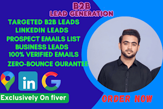 build targeted b2b leads with verified emails and decision makers info