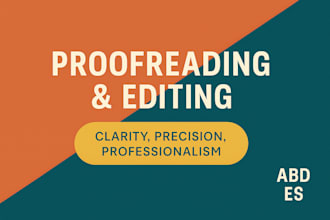 edit and proofread legal, academic, and policy documents in 3 languages