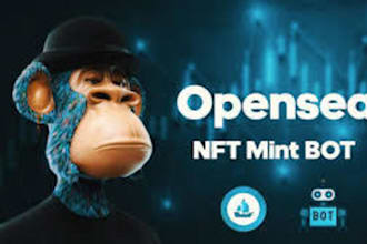 design an automated opensea bot, nft bot, pancake, swap bot, solana