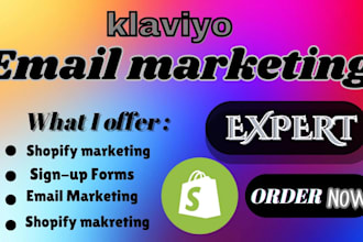 do klaviyo email marketing setup, flows to boost  shopify sales