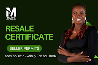 get resale certificate and seller permit in US