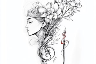 create super artistic tattoo designs in japanese style