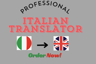 manually translate english to italian and italian to english
