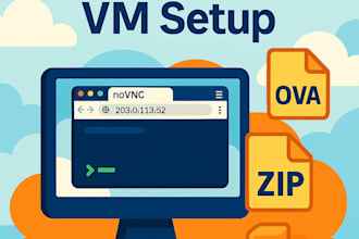 deploy  vm on AWS with qemu novnc from iso zip ova via ipv4 address