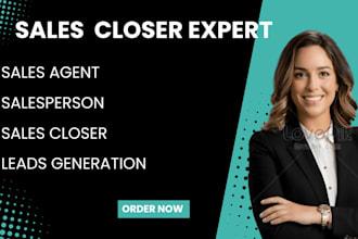 be your sales closer sales representative salesperson sales agent
