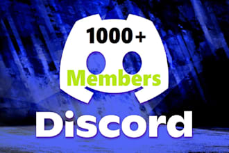 boost, advertise, grow and promote your discord server to get real members