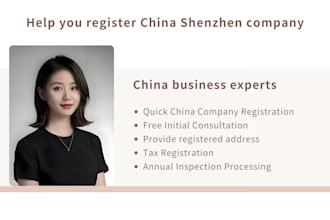 help you register china shenzhen company