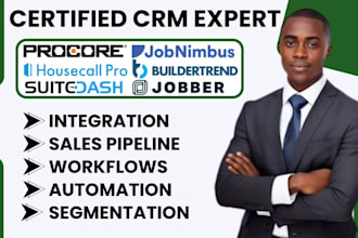 automate housecall pro procore contractor foreman jobnimbus buildertrend jobber